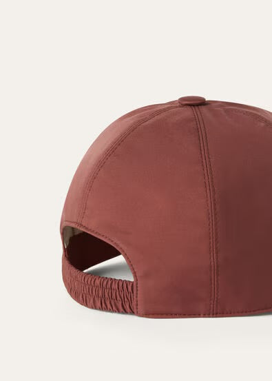 Loro Piana - Casquette Bourgogne/Ivory