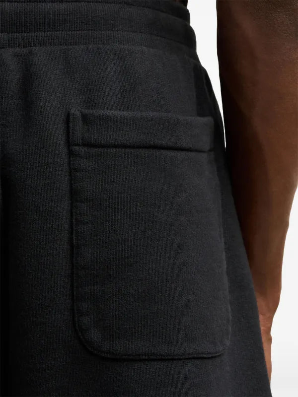Ami - Short de sport à logo brodé Noir
