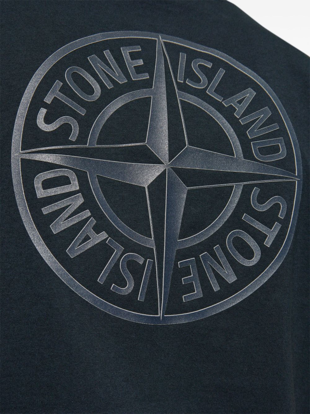 Stone Island - T-shirt logo Navy Compass