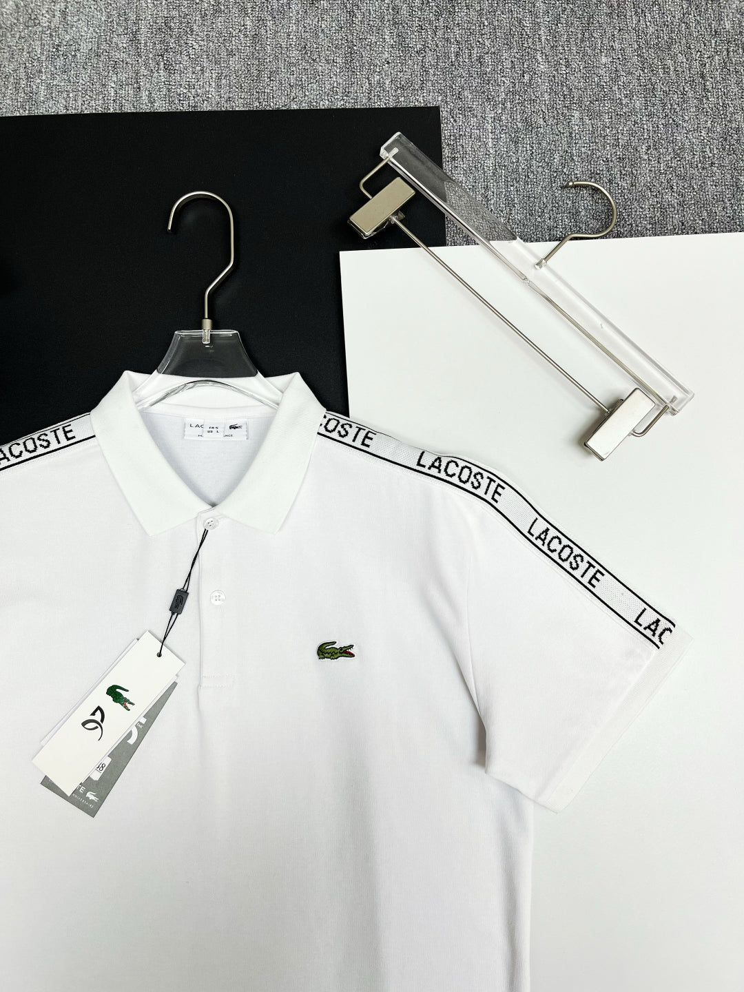 Lacoste - Polo Lacoste Élégance Sportive Blanc