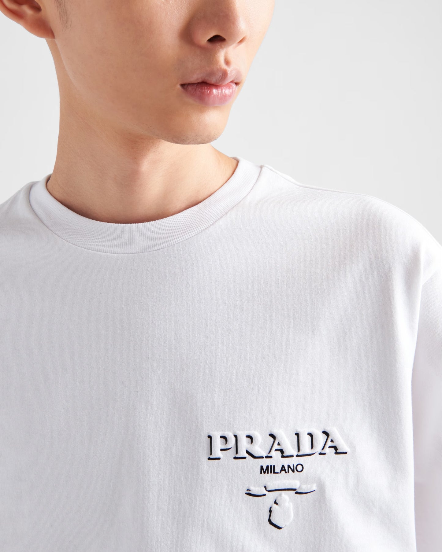 Prada - T-shirt en coton Blanc II