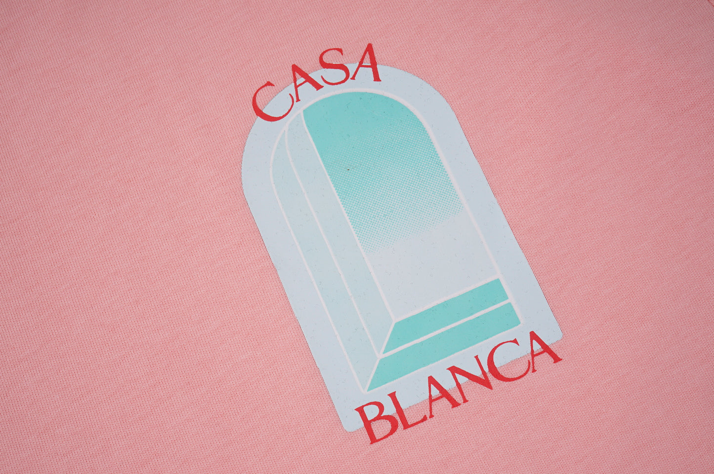 Casablanca - T-shirt Casa L’Arche Nuance de Bleu Rose