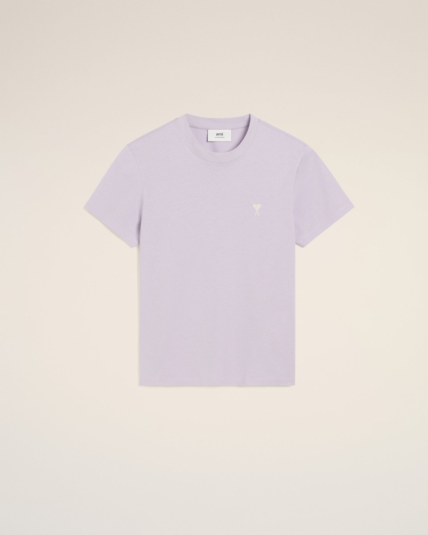 Ami - T-shirt Patch Ami De Cœur en jersey de coton Violet