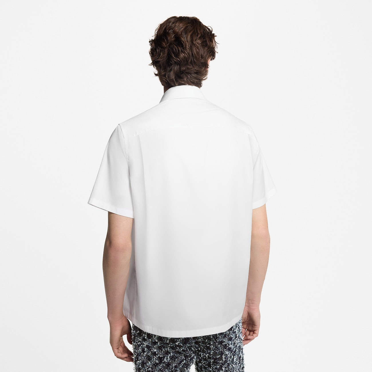 Louis Vuitton - Chemise manches courtes à poche Monogram Blanc