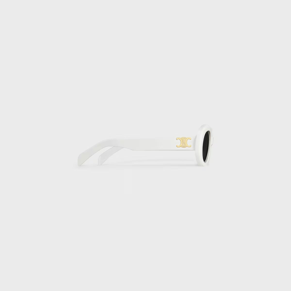 Celine - Lunettes De Soleil Triomphe 01 en Acétate Blanc