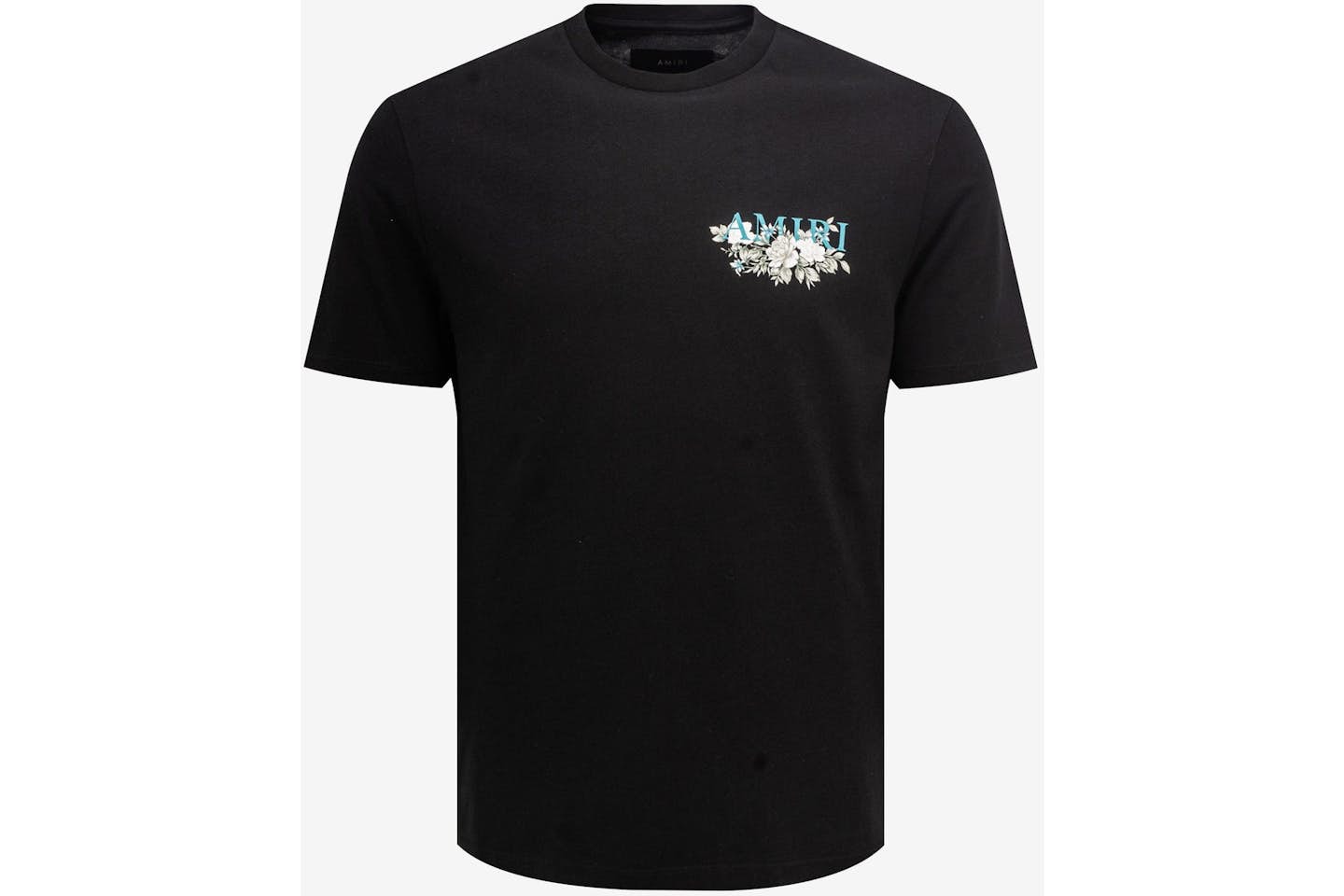 Amiri - Floral Logo Tee Tee Noir
