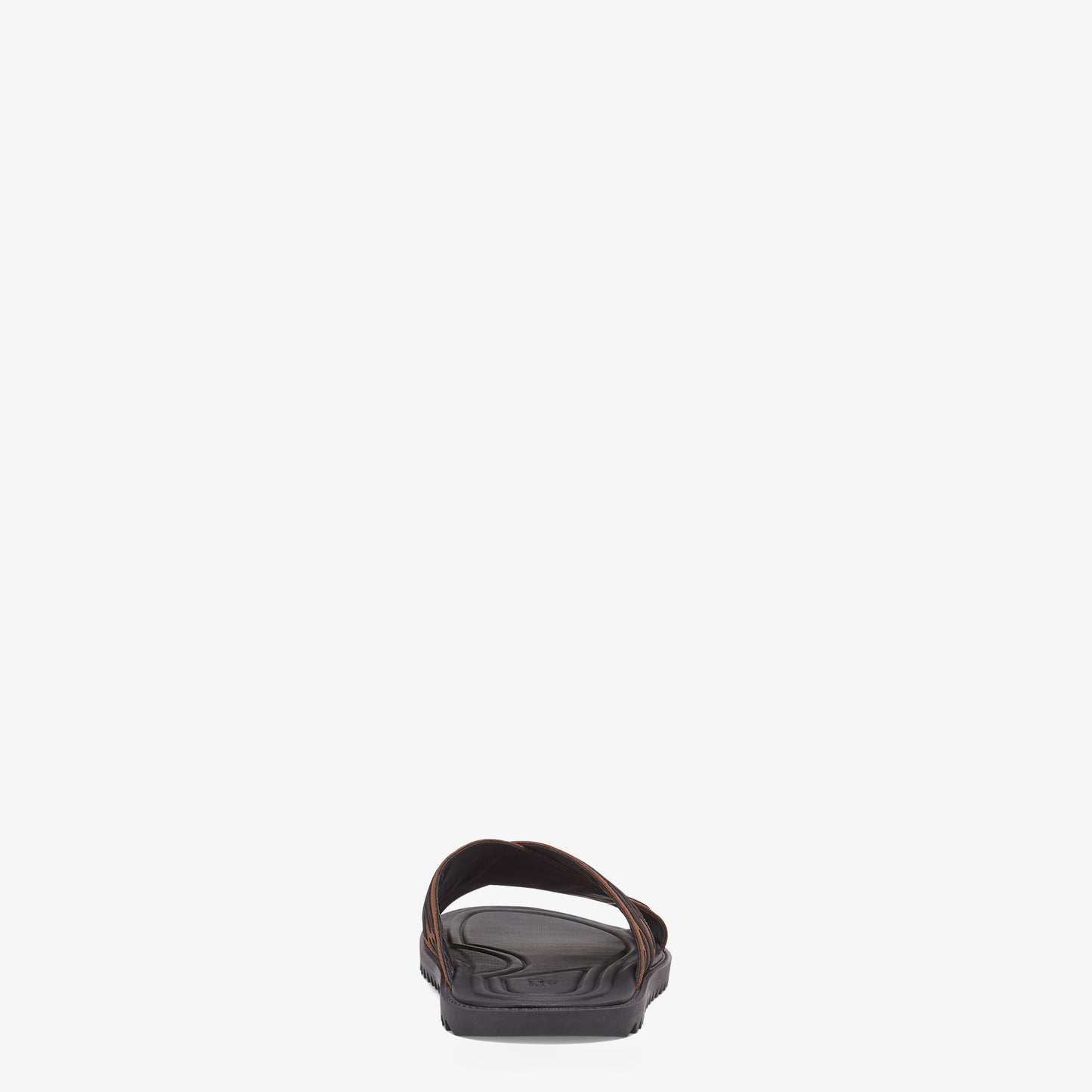 Fendi - Sandales Semelle en tissu multicolore Marron