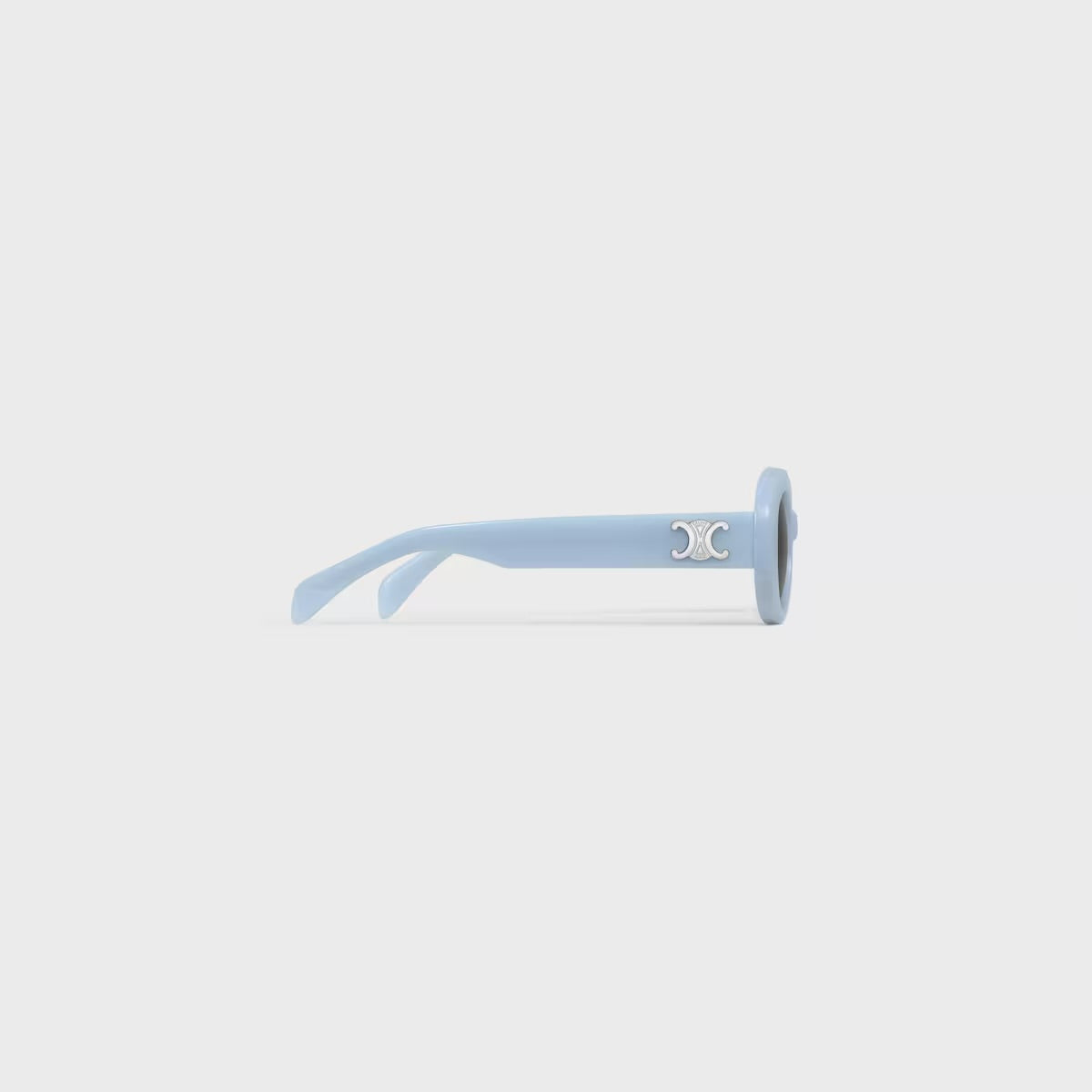 Celine - Lunettes De Soleil Triomphe 01 en Acétate Milky Azure