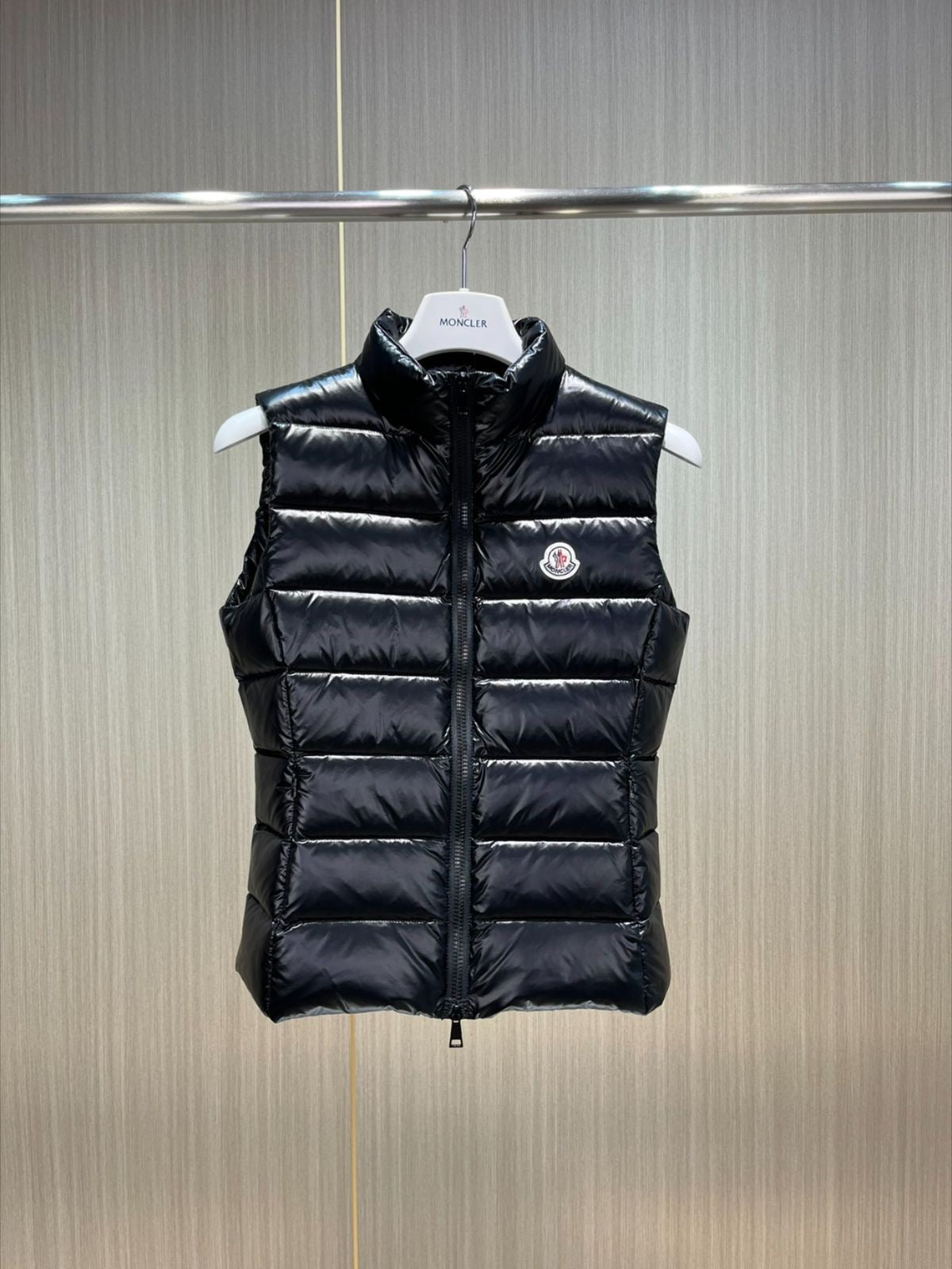 Moncler - Doudoune sans manche Blanc/Noir