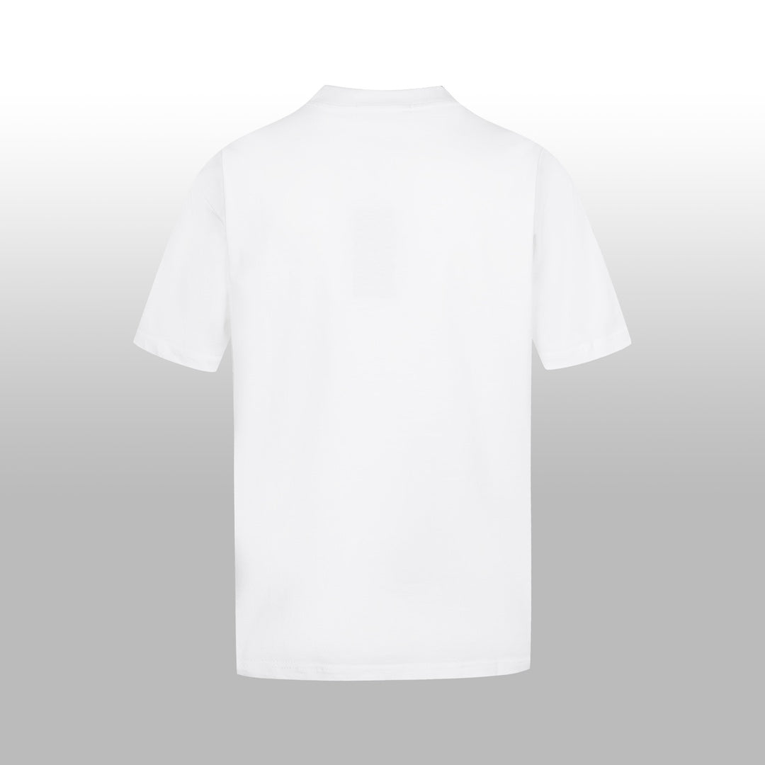 Fendi - T-shirt avec logo Fendi en jaune sur une étiquette - Blanc