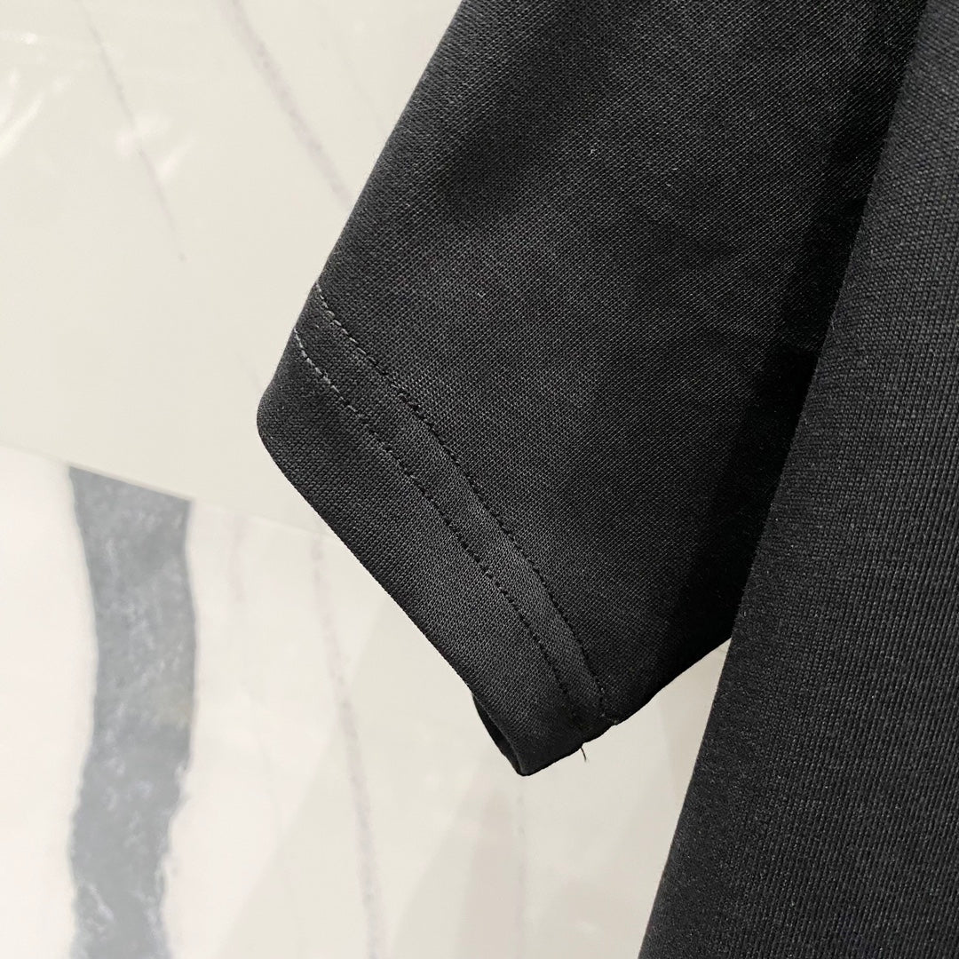 Balmain - T-shirt avec logo imprimé en relief Noir