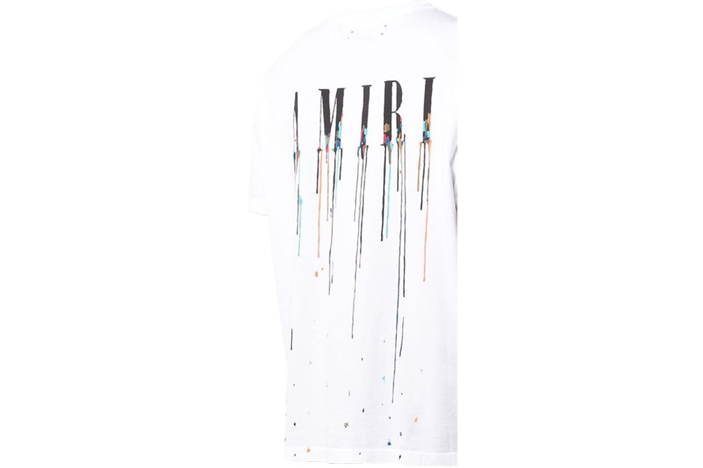 Amiri - T-Shirt Logo Drip Core Blanc