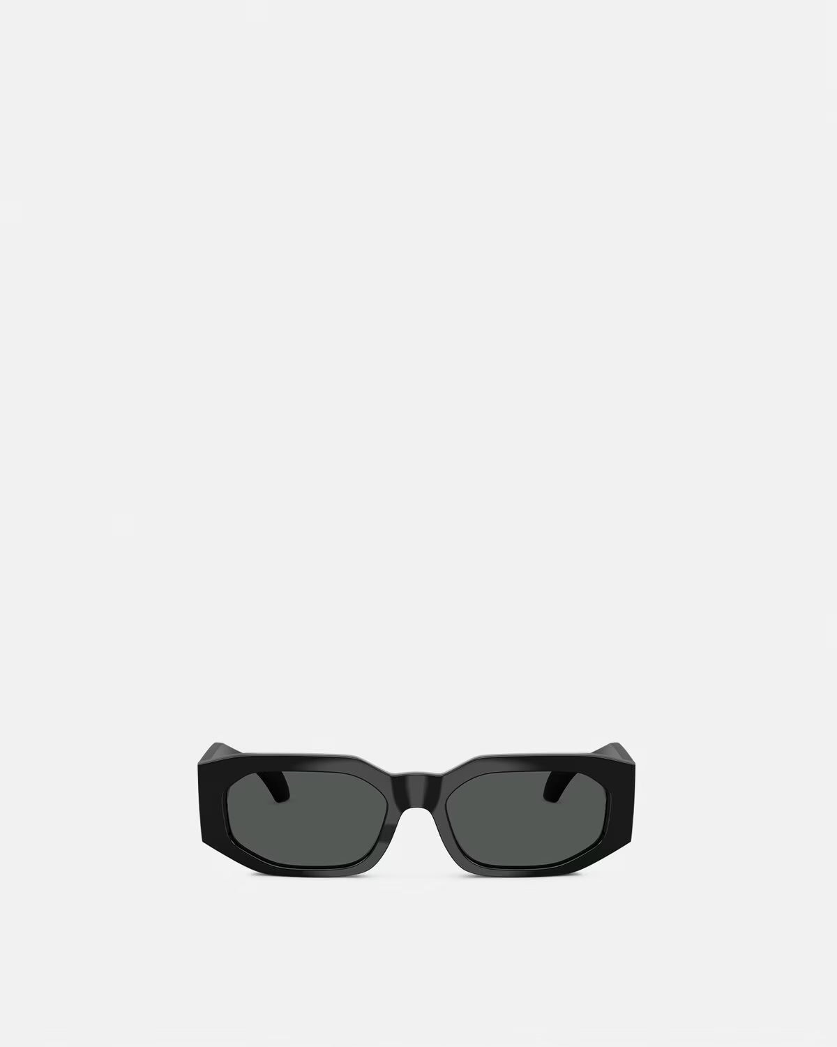 Versace - Lunettes De Soleil Rectangulaires Noir