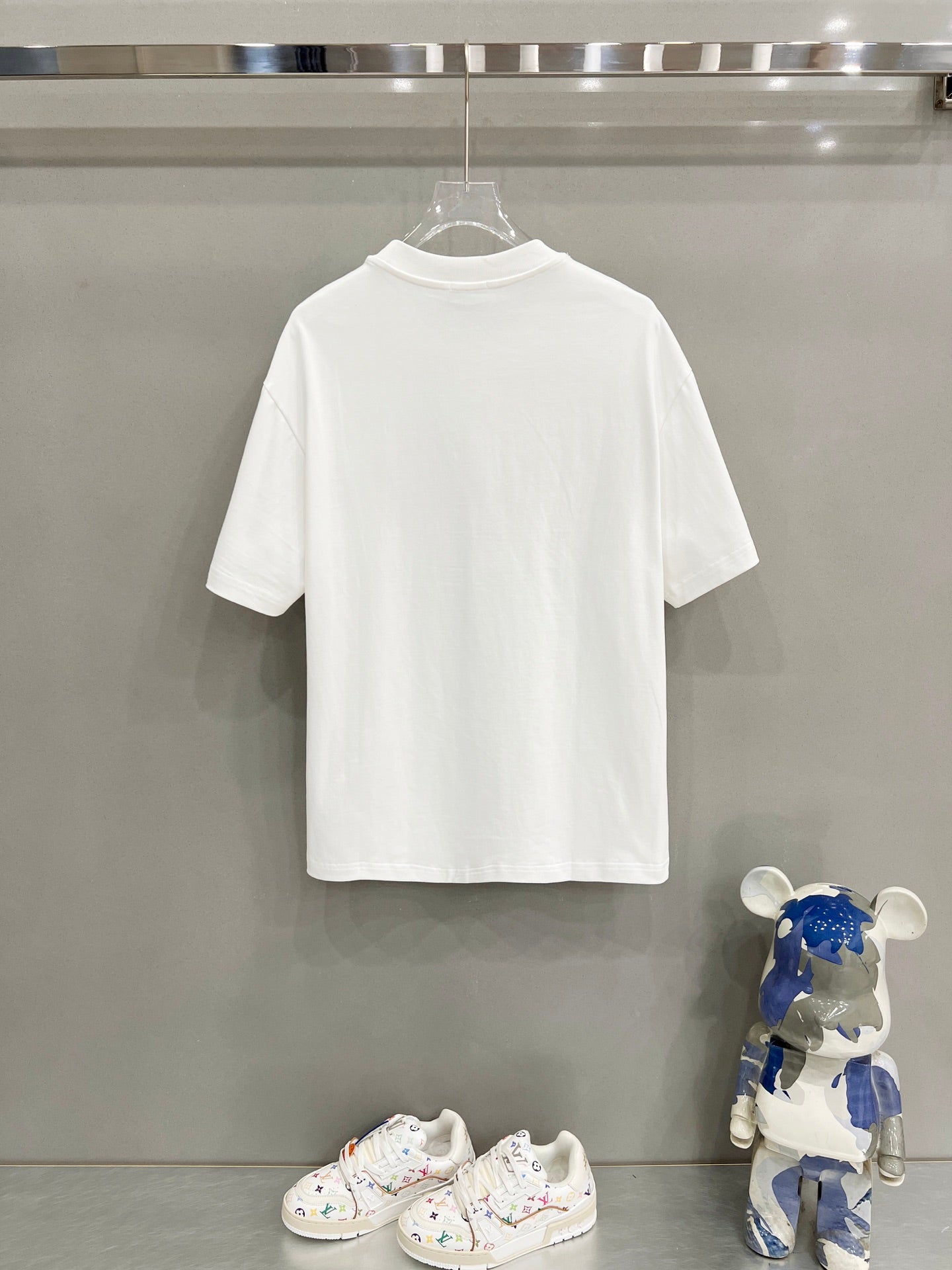 Fendi - T-shirt avec logo FF en rouge et blanc - Blanc