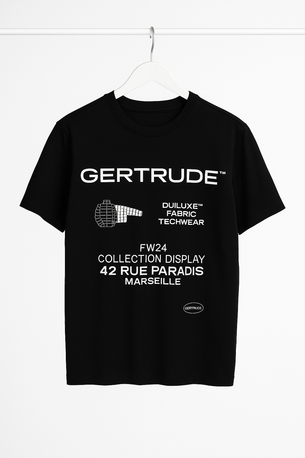 T-shirt Gertrude Noir