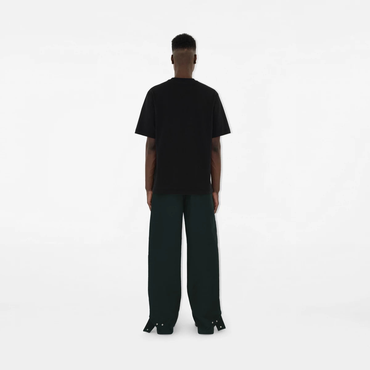 Burberry - T-shirt en coton EKD Noir