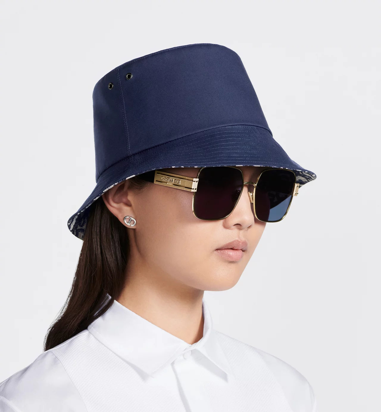 Dior - Bob Teddy-D réversible à petit bord Bleu
