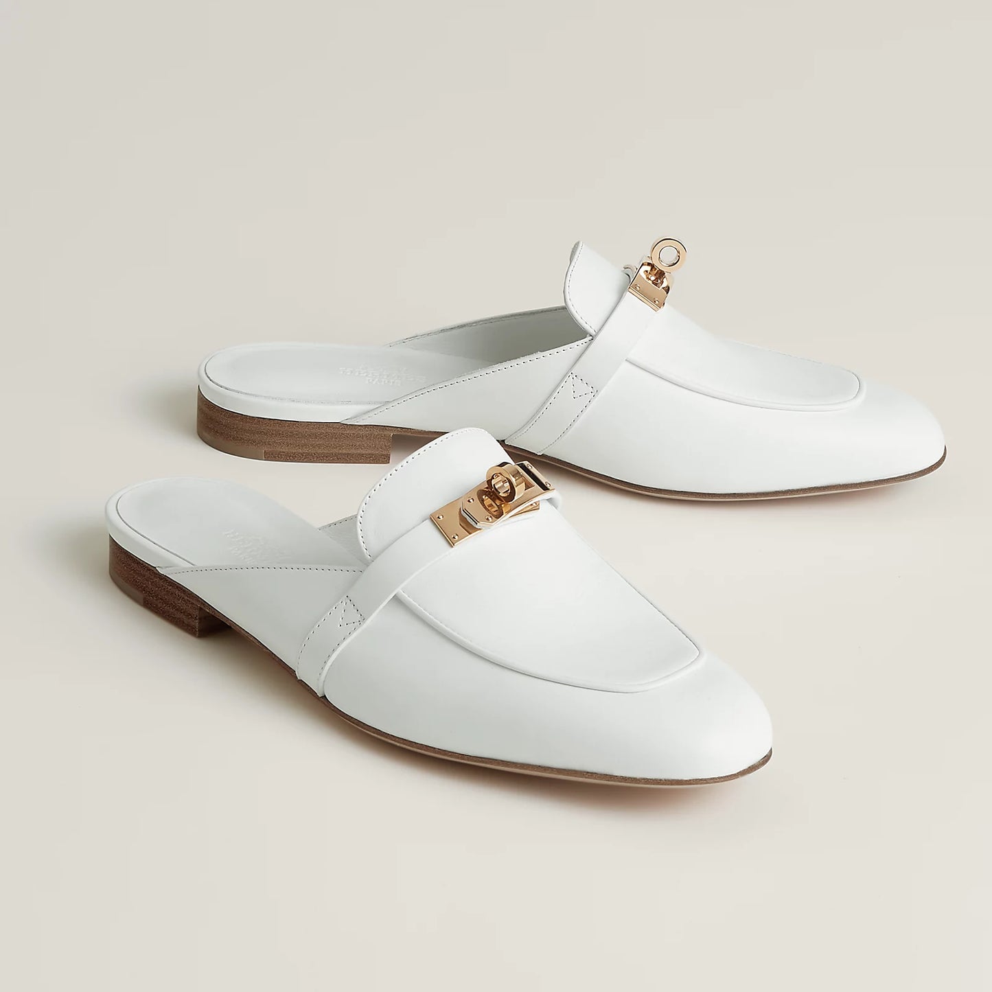 Hermès - Mules Oz Blanc II