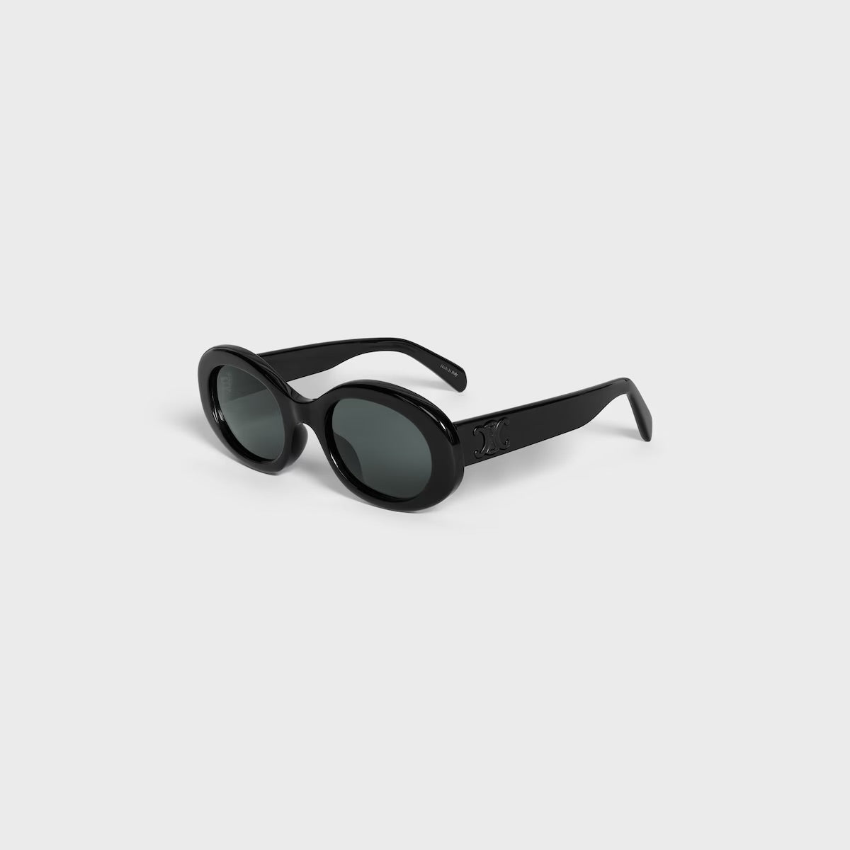 Celine - Lunettes De Soleil Triomphe métal 01 Noir / Noir