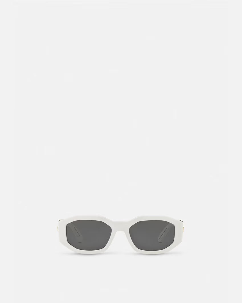 Versace - Lunettes De Soleil Médusa Biggie Blanc