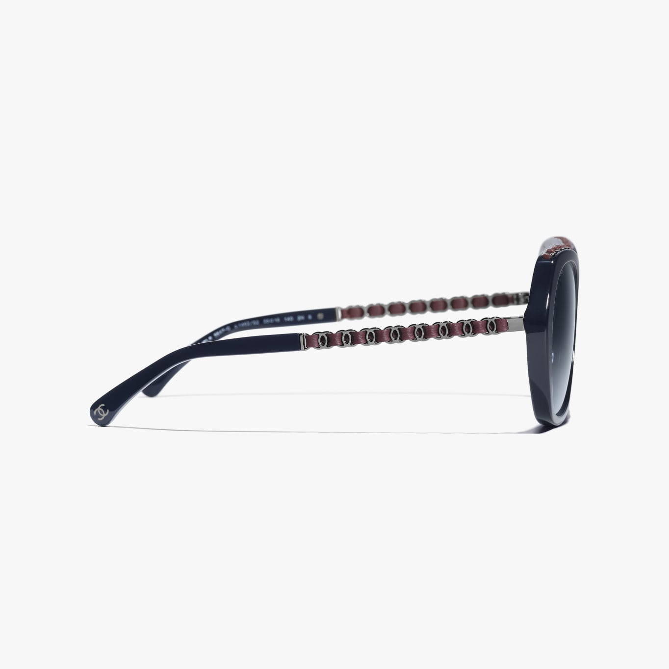 Chanel - Lunettes de soleil Papillon Bleu Foncé