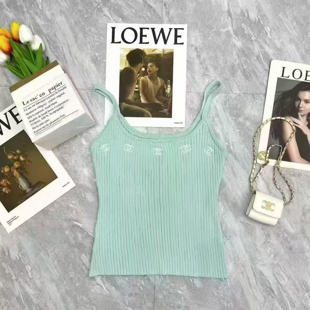 Chanel - T-Shirt Noir/Blanc/Turquoise/Jaune
