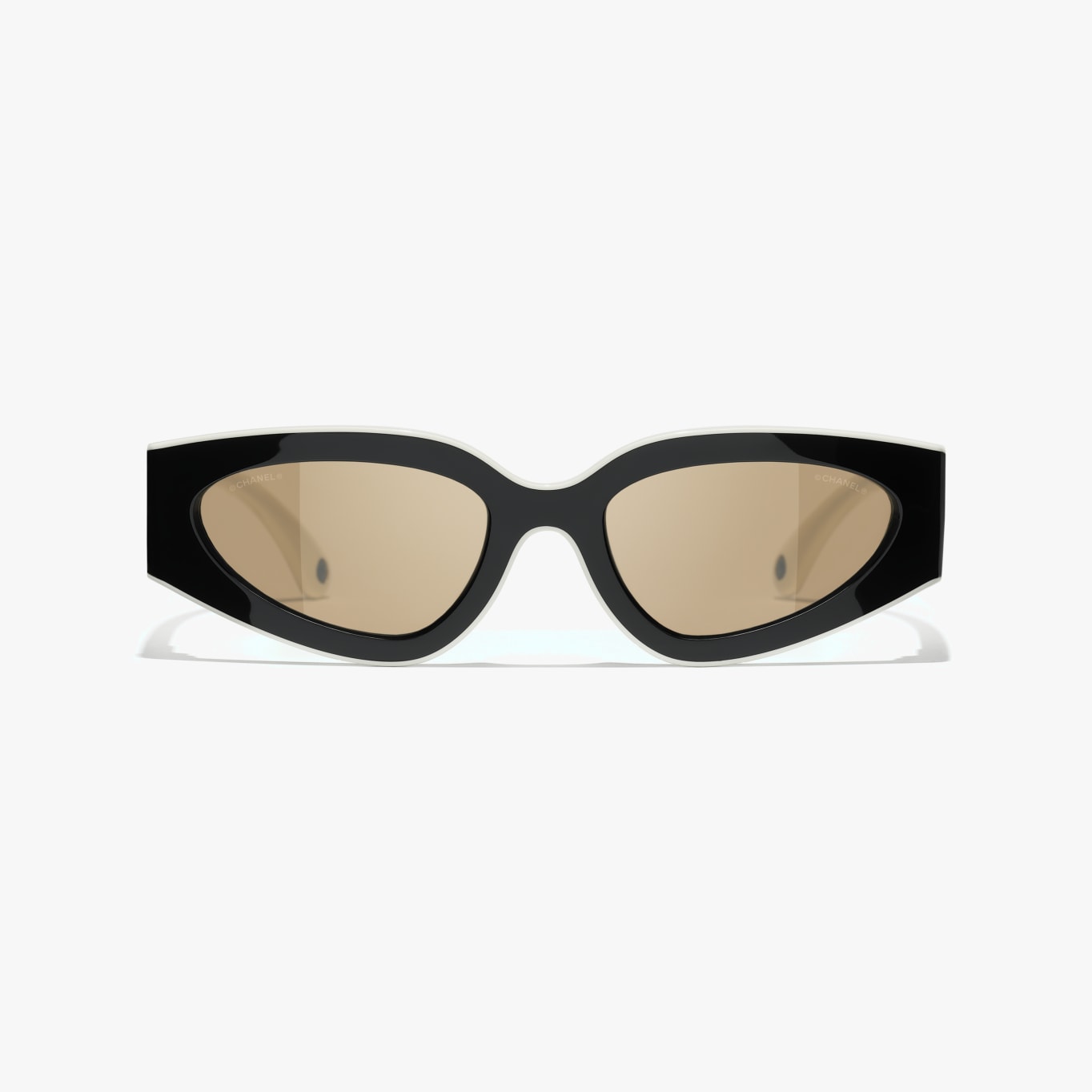 Chanel - Lunettes de soleil de Chat Noir & Blanc