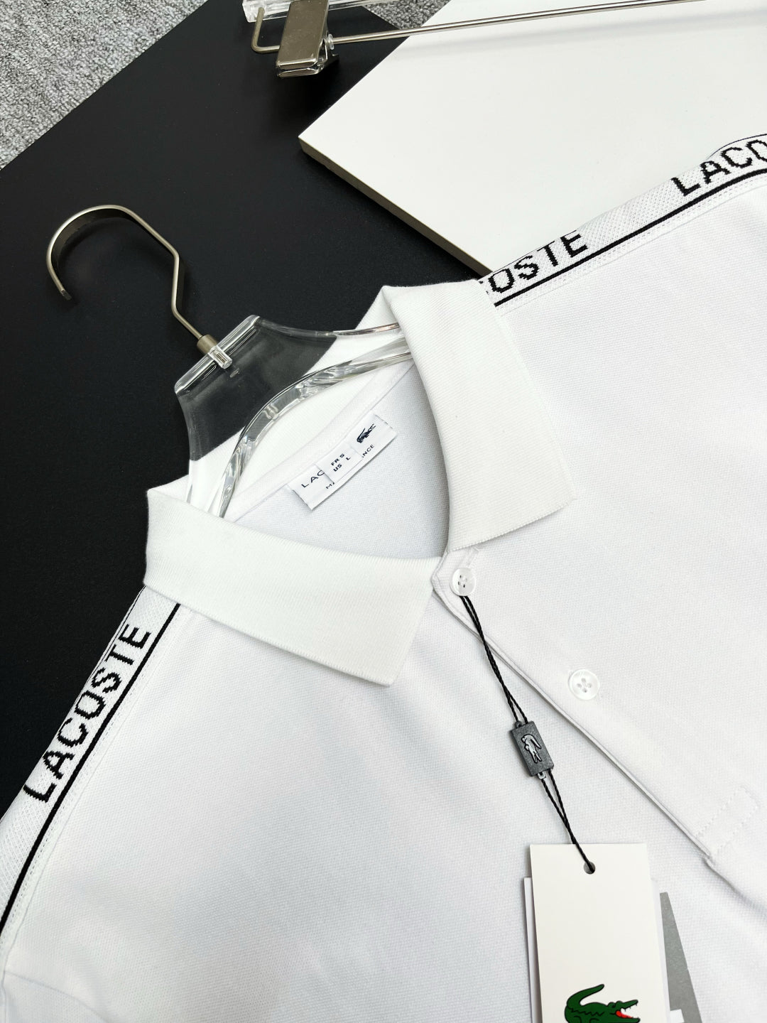 Lacoste - Polo Lacoste Élégance Sportive Blanc
