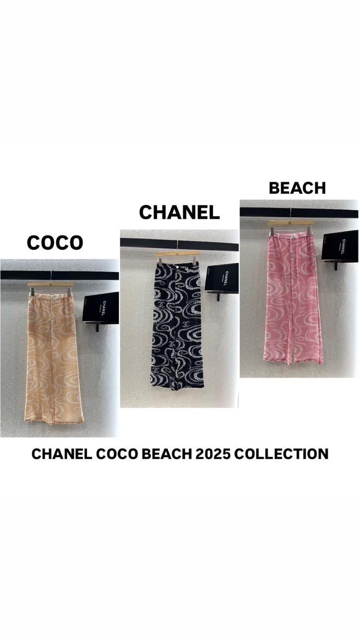 Chanel - Pantalon motif spirale Coco Chanel Beach