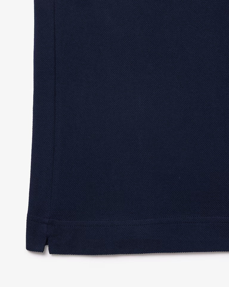 Lacoste - Polo L.12.12 classic fit imprimé signature Bleu Nuit