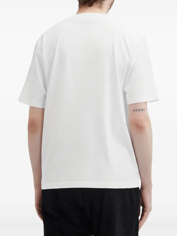 Palm Angels - T-shirt à logo imprimé Blanc