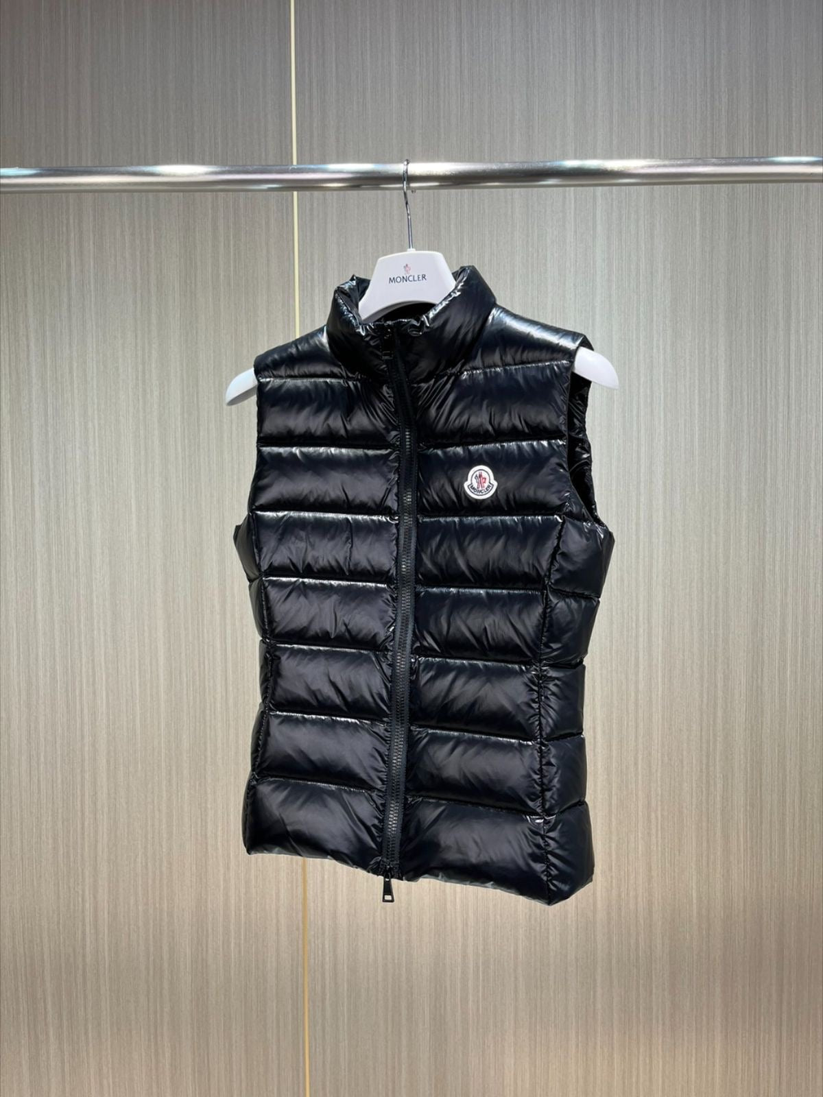 Moncler - Doudoune sans manche Blanc/Noir