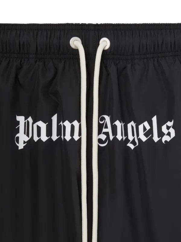 Palm Angels - Short de bain à logo imprimé Noir
