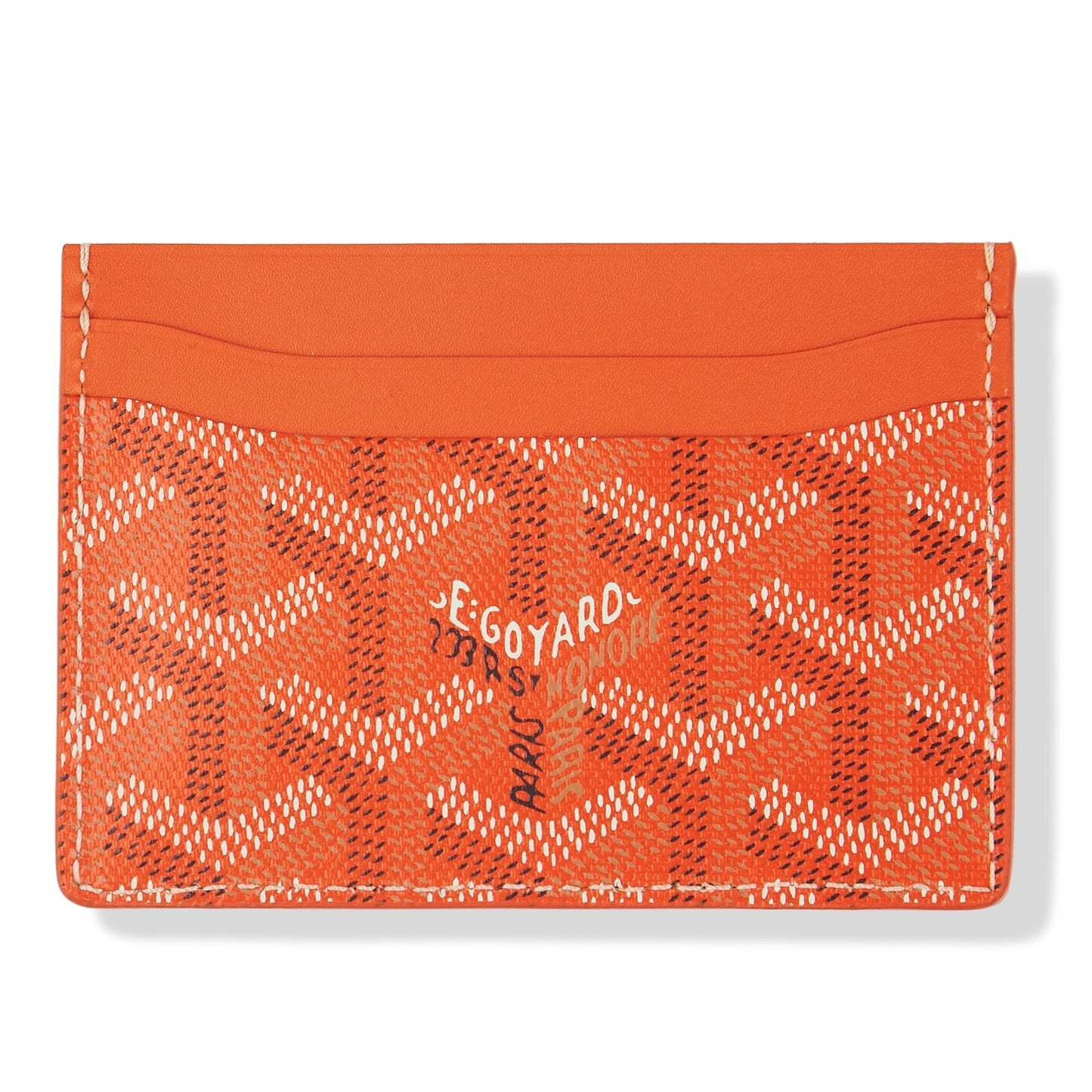Goyard Saint Sulpice Orange Card Holder
