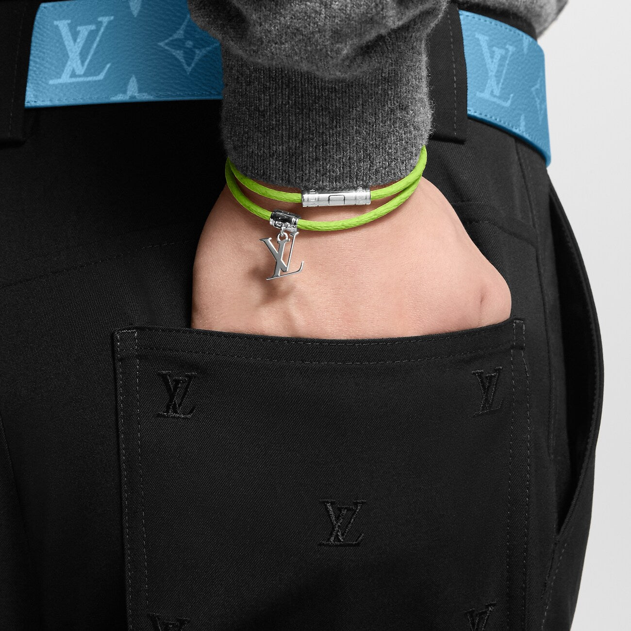 Bracelet LV Monogram Double Tour Jaune