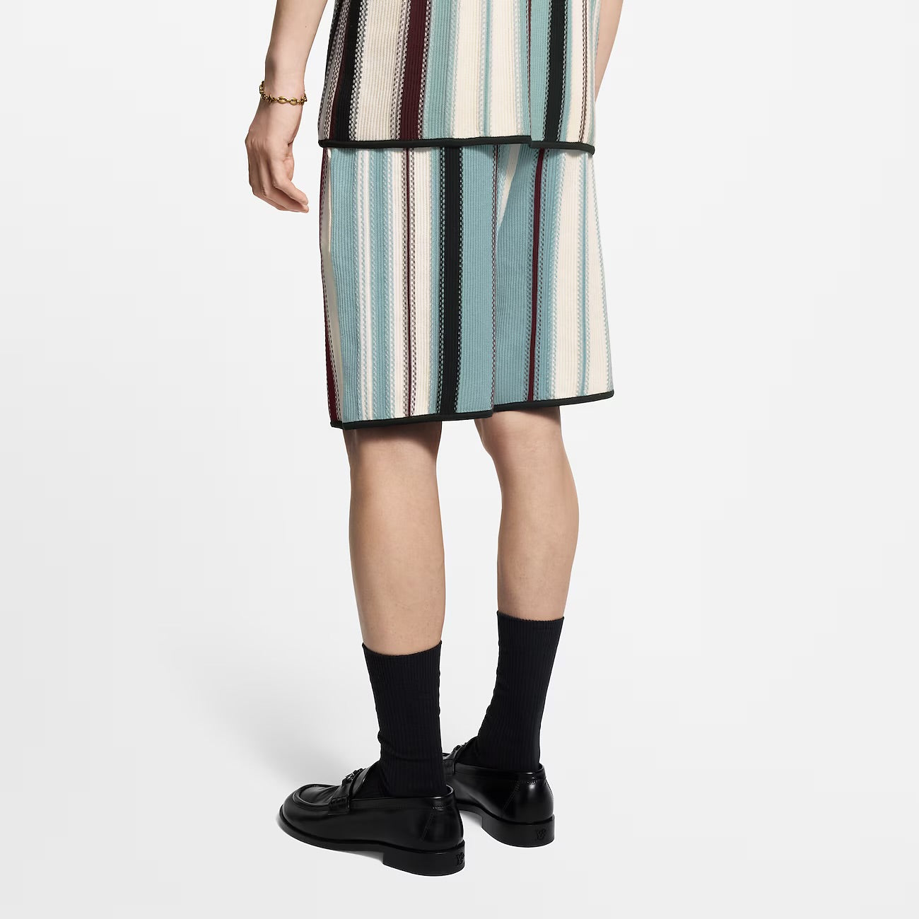 Louis Vuitton - Short rayé en crochet