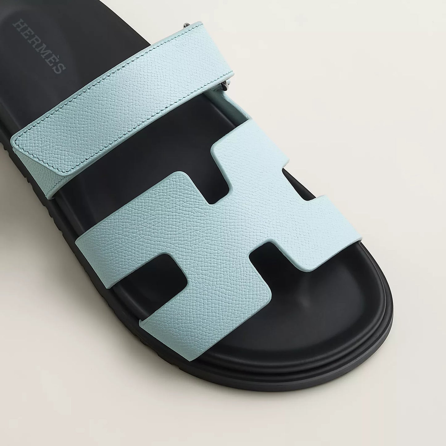 Hermès - Sandales Chypre Bleu Brume