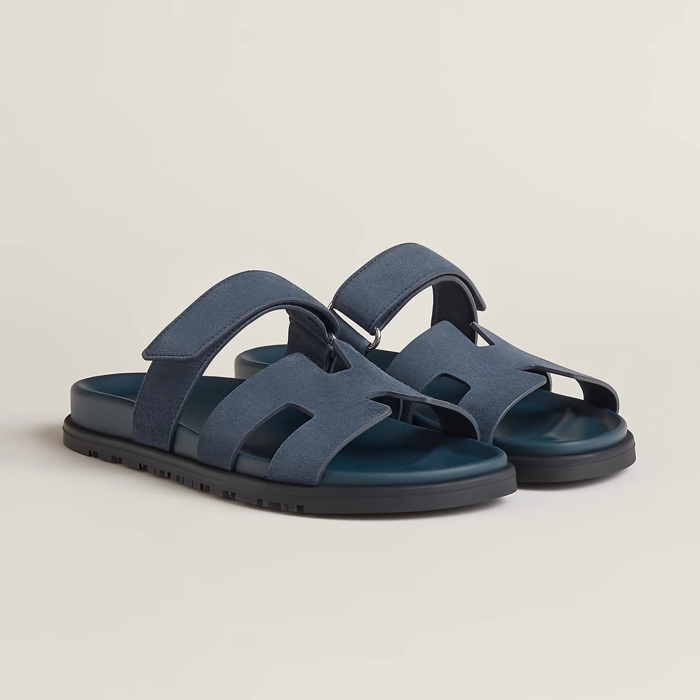 Hermès - Sandales Chypre Bleu Céleste