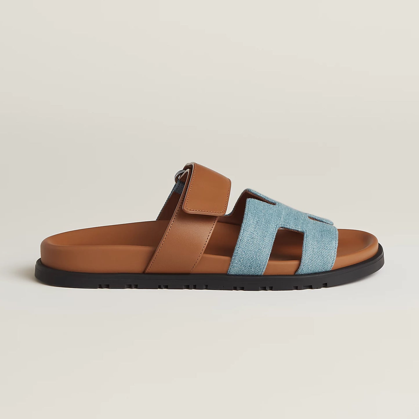 Hermès - Sandales Chypre Bleu Clair / Naturel (ÉDITION LIMITÉE)