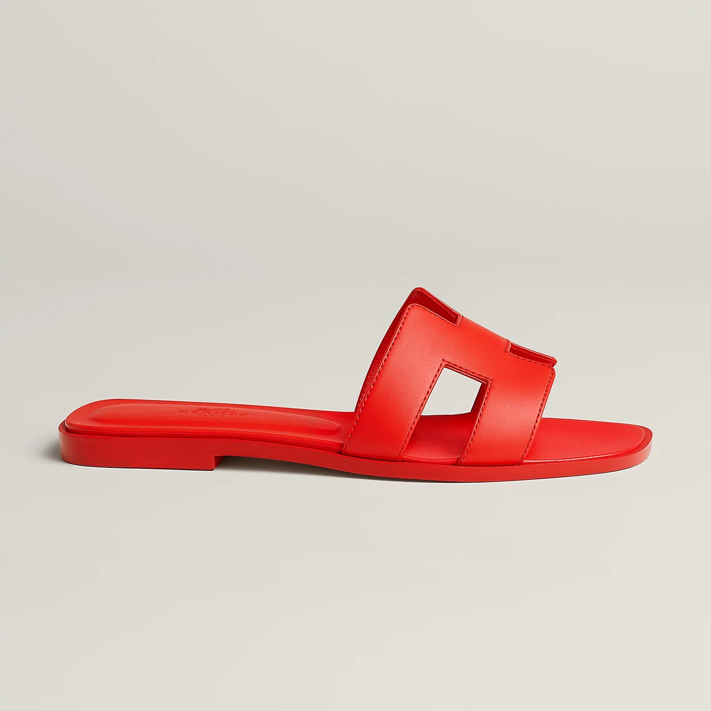 Hermès - Sandales Oran Rouge Grenadine