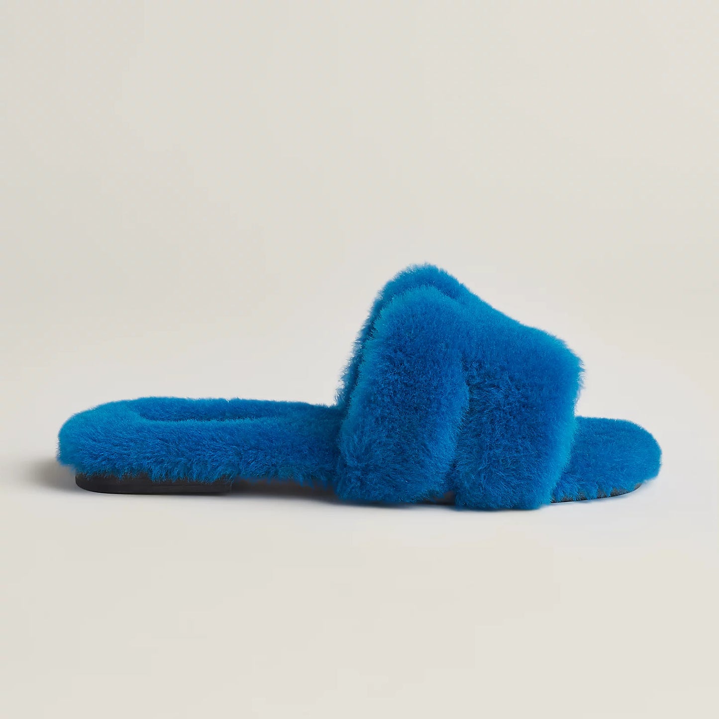 Hermès - Sandales Oran Bleu Océan en Laine
