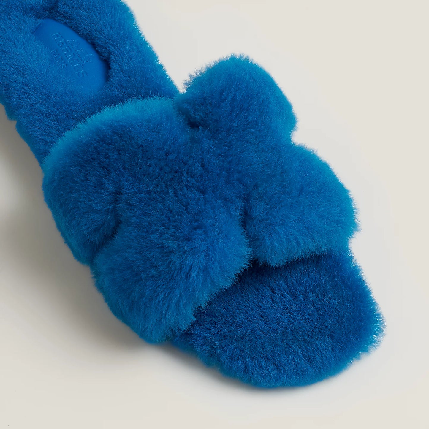 Hermès - Sandales Oran Bleu Océan en Laine