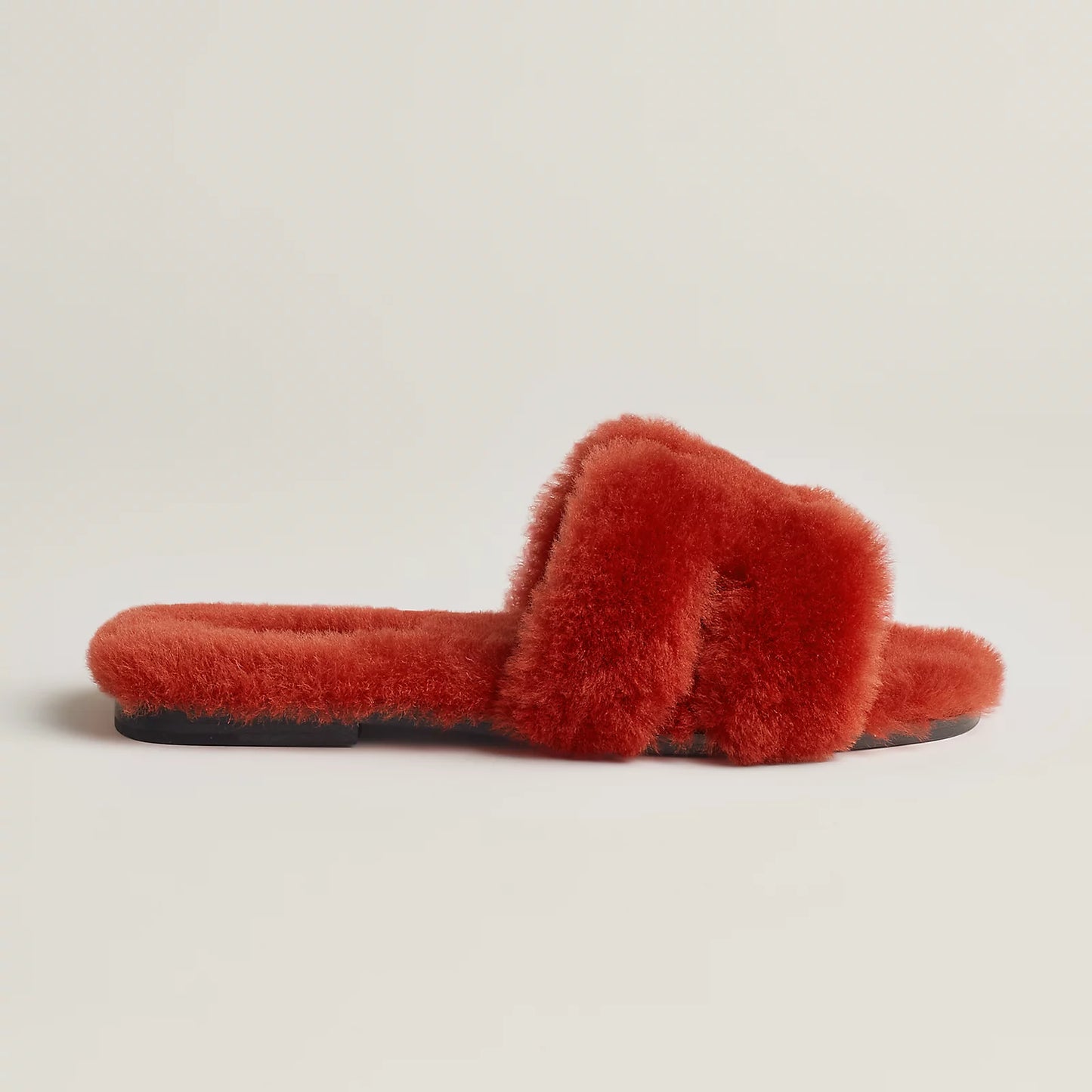 Hermès - Sandales Oran Rouge De Turin en Laine