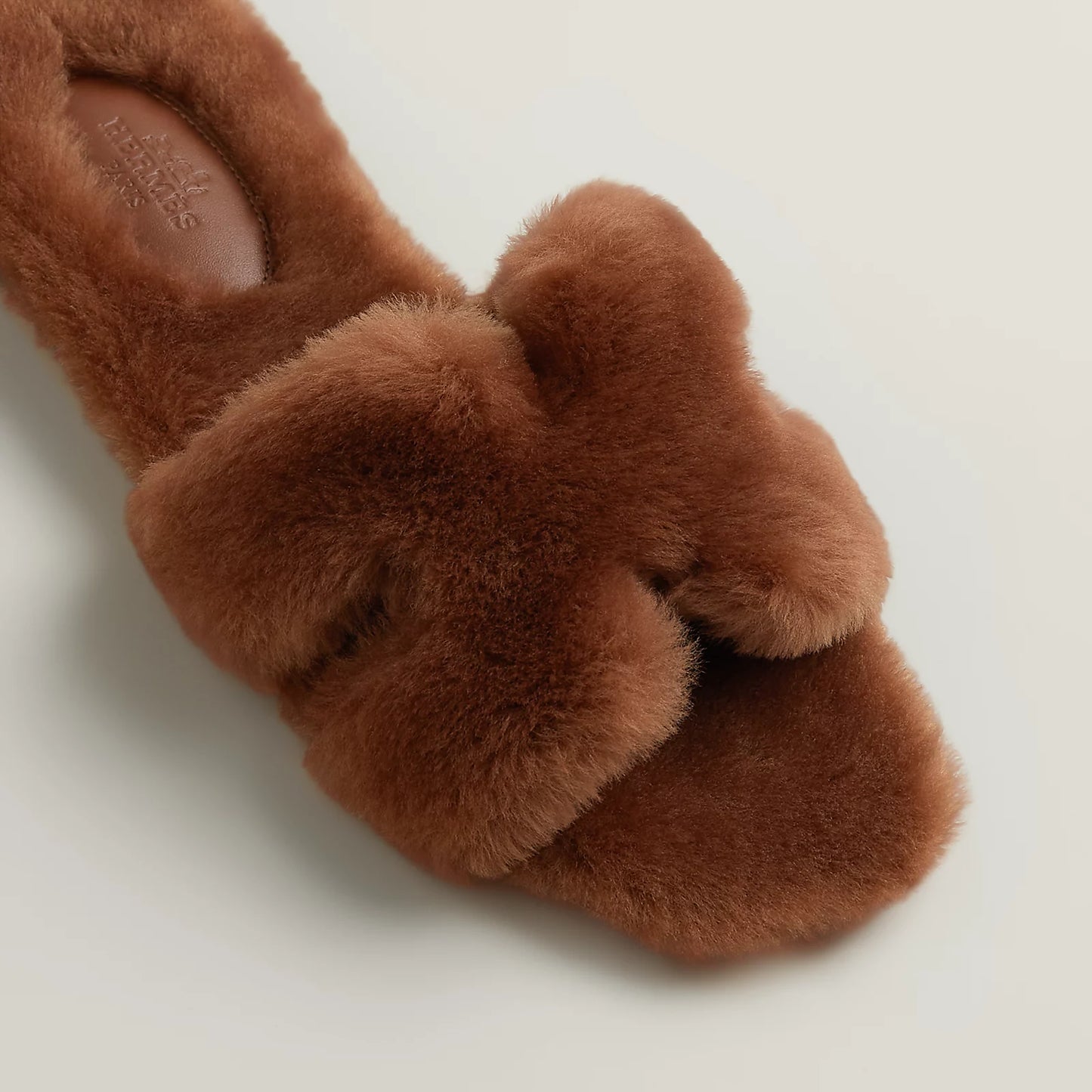 Hermès - Sandales Oran Naturel en Laine