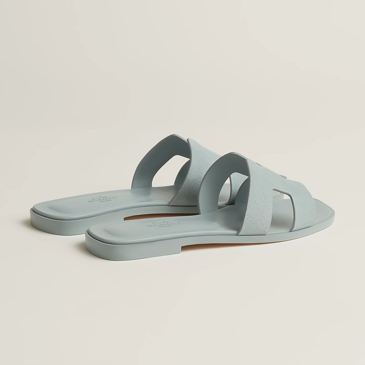Hermès - Sandales Oran Gris Nuage