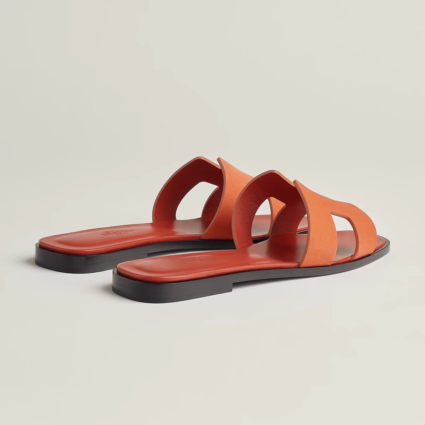 Hermès - Sandales Oran Rose Bois De Santa