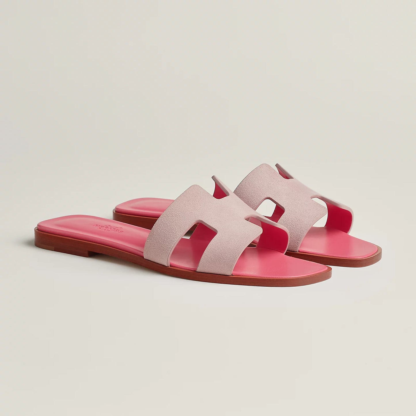 Hermès - Sandales Oran Rose Porcelaine