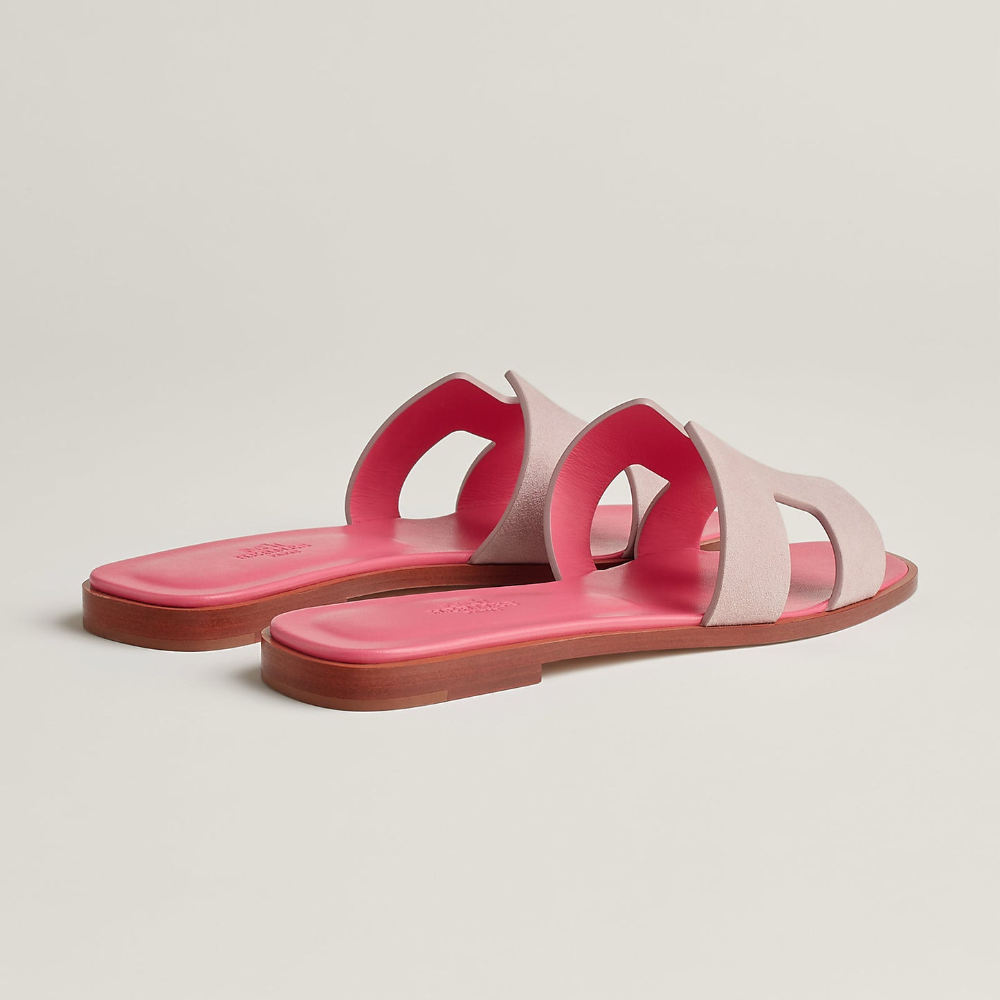 Hermès - Sandales Oran Rose Porcelaine
