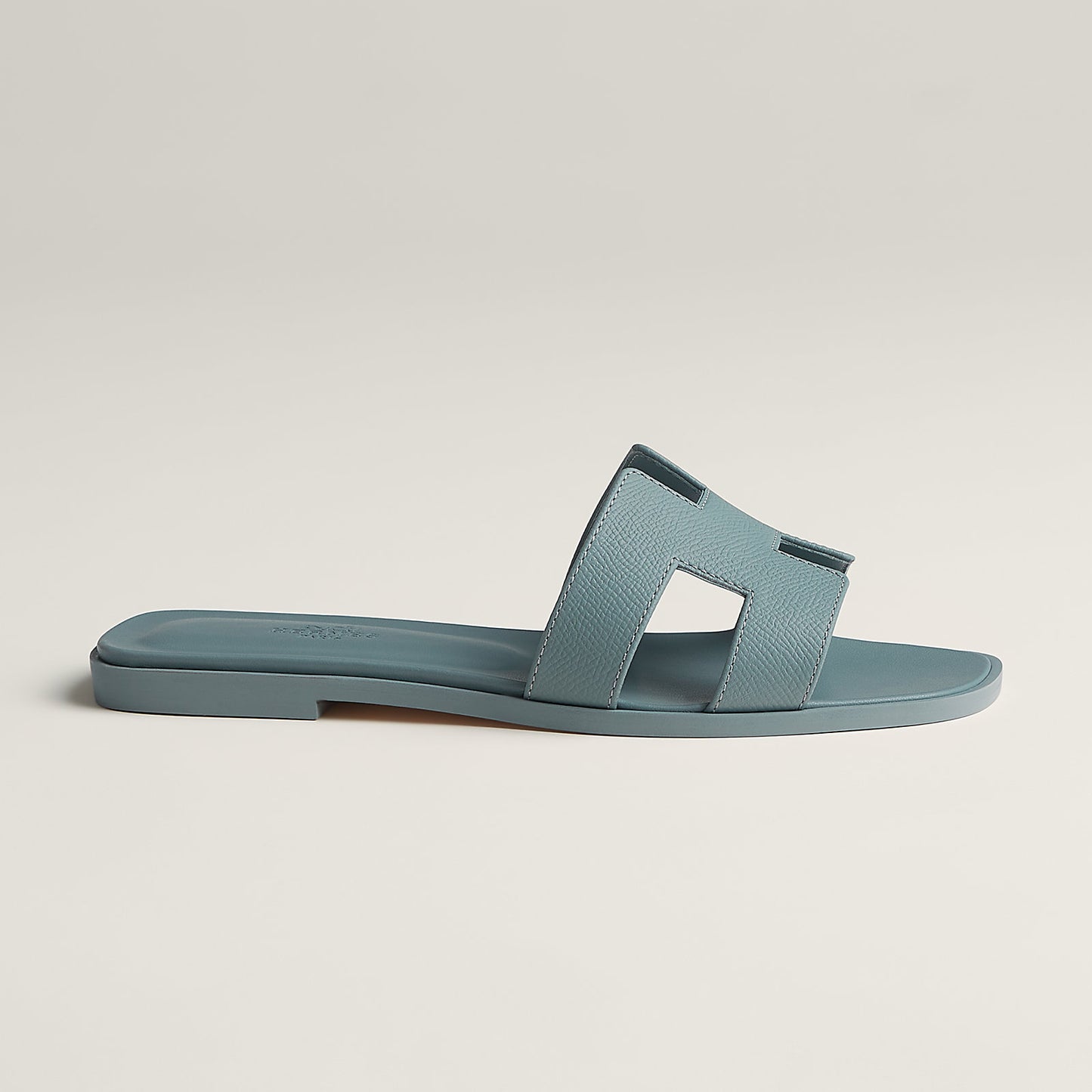 Hermès - Sandales Oran Gris Antarctique