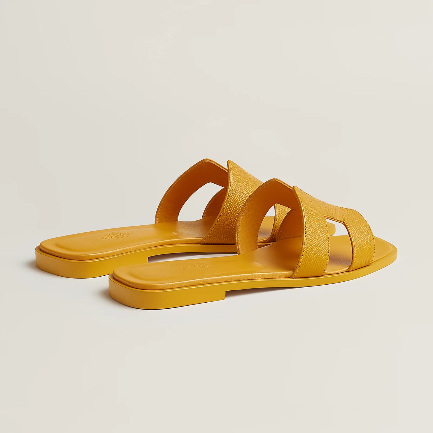 Hermès - Sandales Oran Jaune Topaze